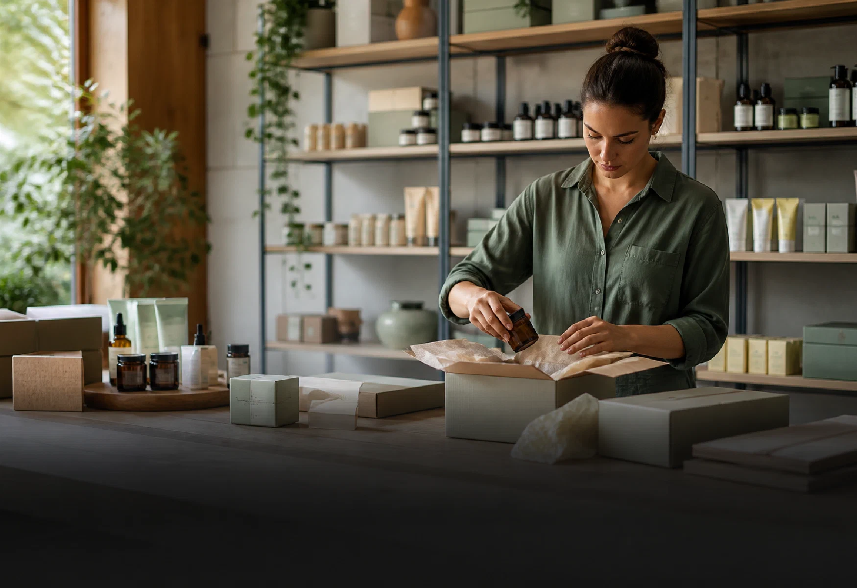 Health and wellness products moving through a modern fulfillment operation